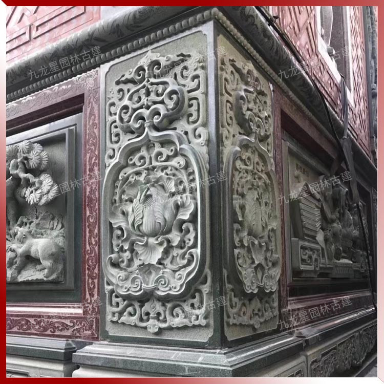 寺廟浮雕石雕壁畫